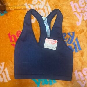 FP Movement by Free People Navy Crop Top